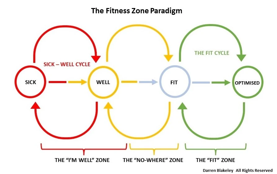 Are you in the "well" zone or are you "fit"?